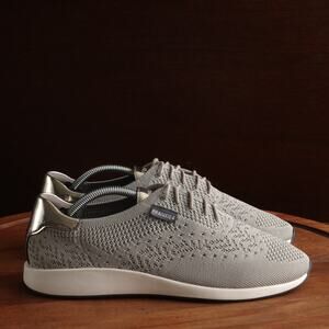 Frankie4 Sneakers Womens Size 9 Gray Dimity Knit Comfort Walking Preppy Shoes